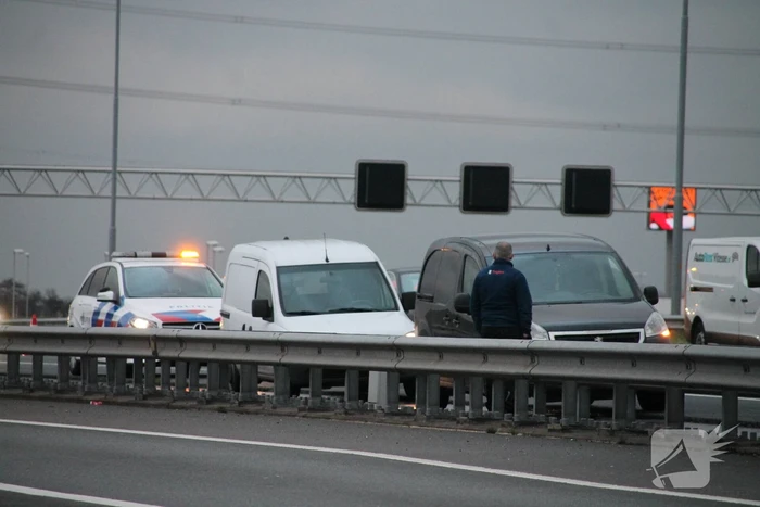 Flinke vertraging door aanrijding op snelweg