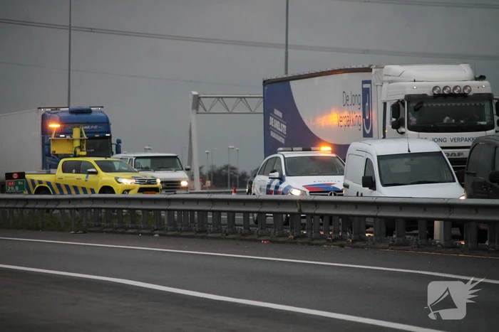 Flinke vertraging door aanrijding op snelweg