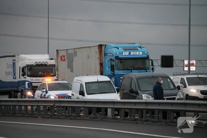Flinke vertraging door aanrijding op snelweg