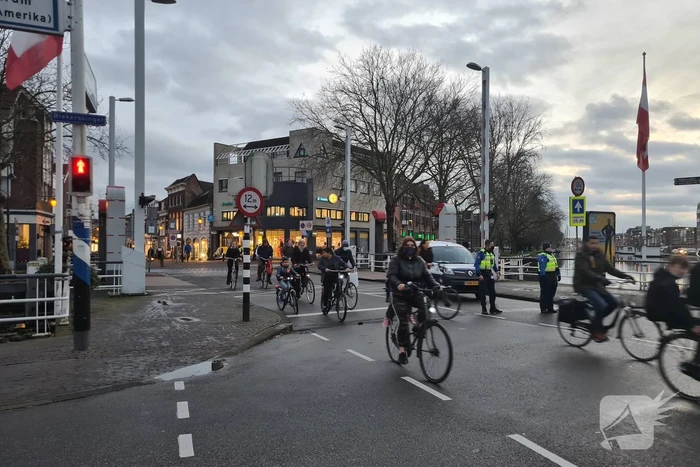 Winkelgebied afgesloten door corona drukte