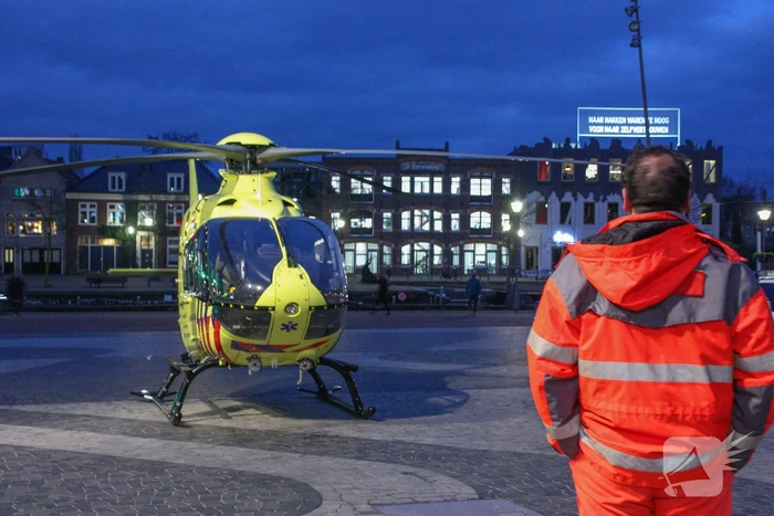 Veel bekijks bij inzet van traumahelikopter