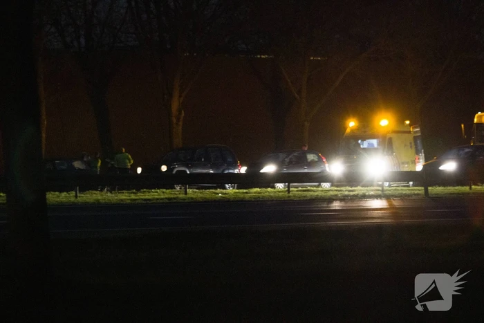 Oponthoud door aanrijding op snelweg