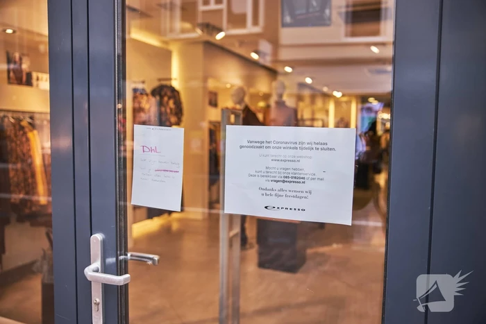 Winkels dicht en Hema open in binnenstad