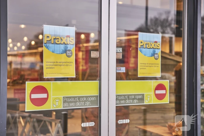 Winkels dicht en Hema open in binnenstad