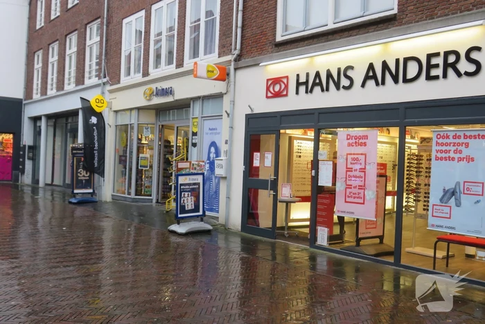 Lege winkelstraten in het centrum
