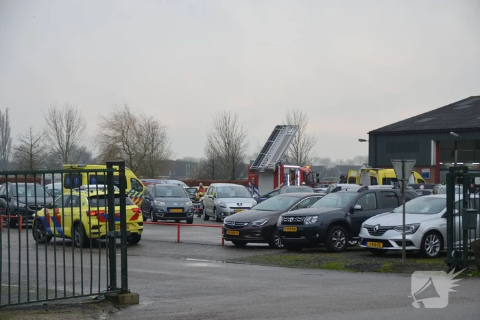 Persoon gewond bij ongeval Vakgarage Van der Zweep