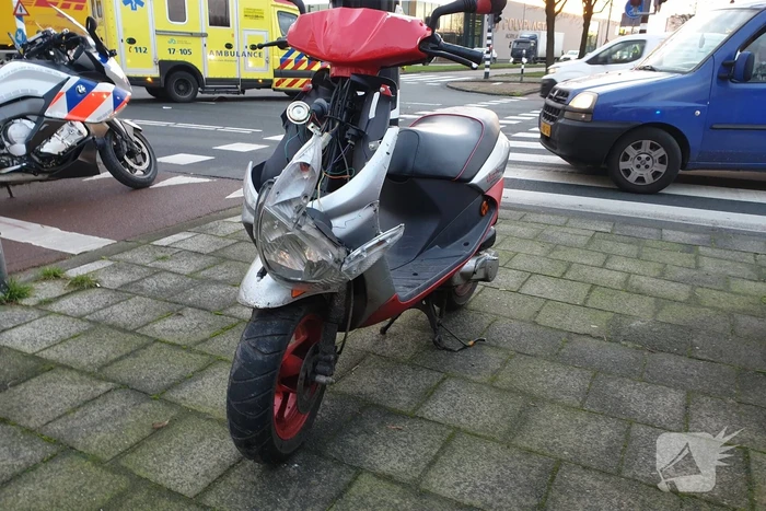Scooterrijder gewond na ongeval