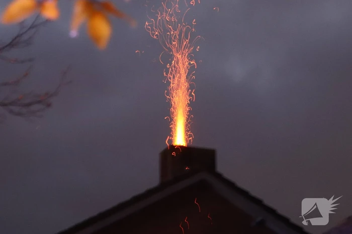 Hond uit woning gehaald bij schoorsteenbrand