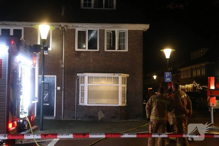 Veel rook bij brand in woning