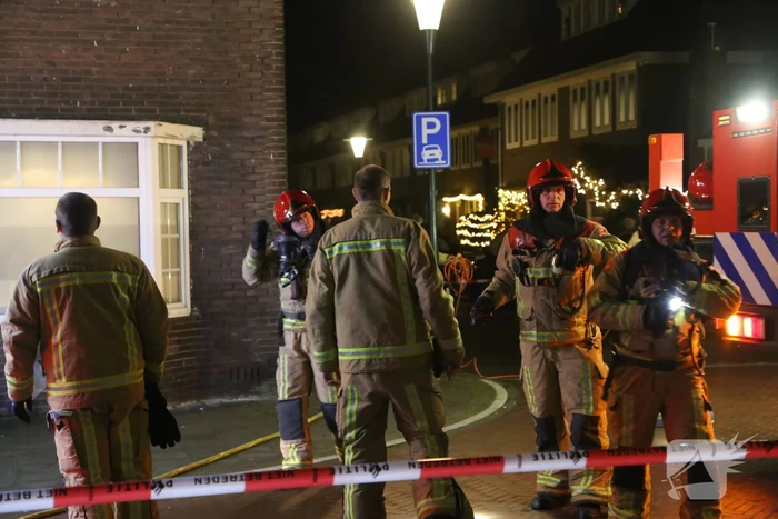 Veel rook bij brand in woning