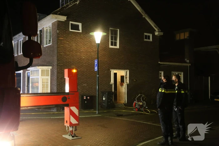 Veel rook bij brand in woning