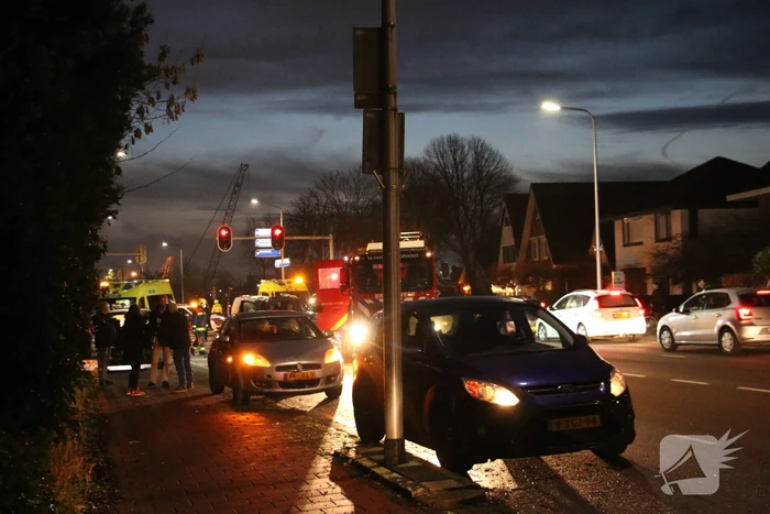 Verkeer ontregeld na botsing
