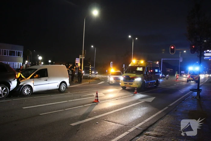 Verkeer ontregeld na botsing