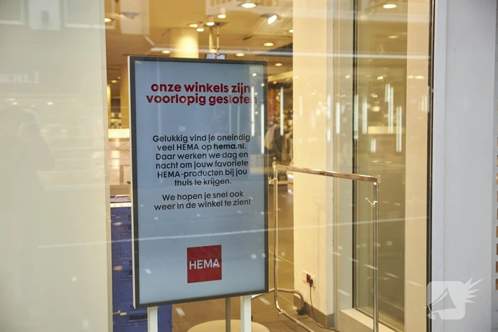 Hema-winkels voorlopig gesloten