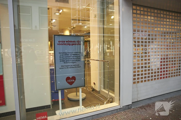 Hema-winkels voorlopig gesloten