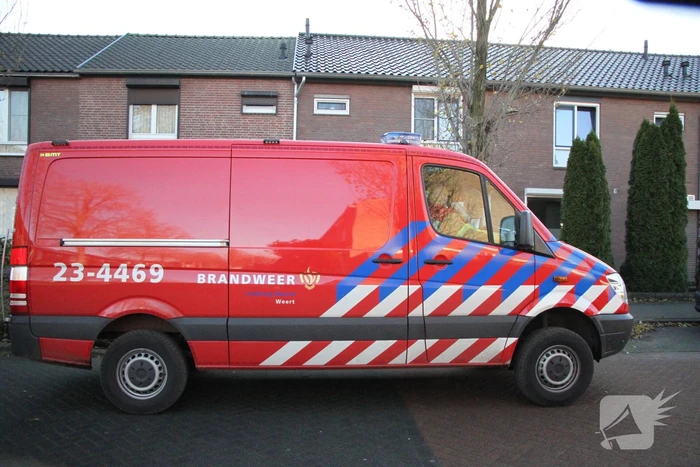 Brandweer doet onderzoek in woning na afgaan van koolmonoxidemelder
