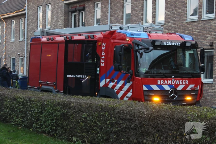 Wasdroger in brand in woning