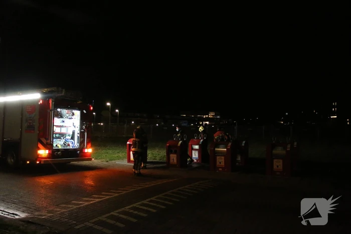 Containerbrand snel geblust