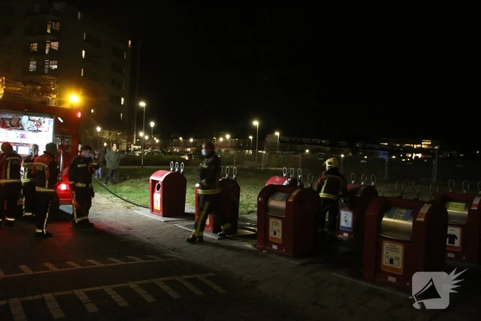 Containerbrand snel geblust