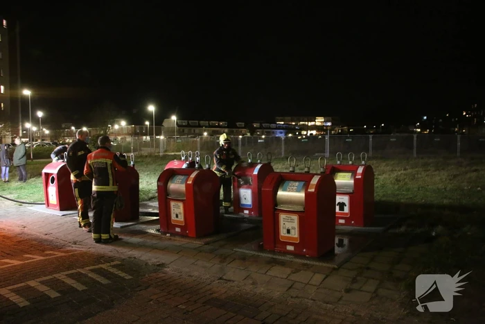 Containerbrand snel geblust