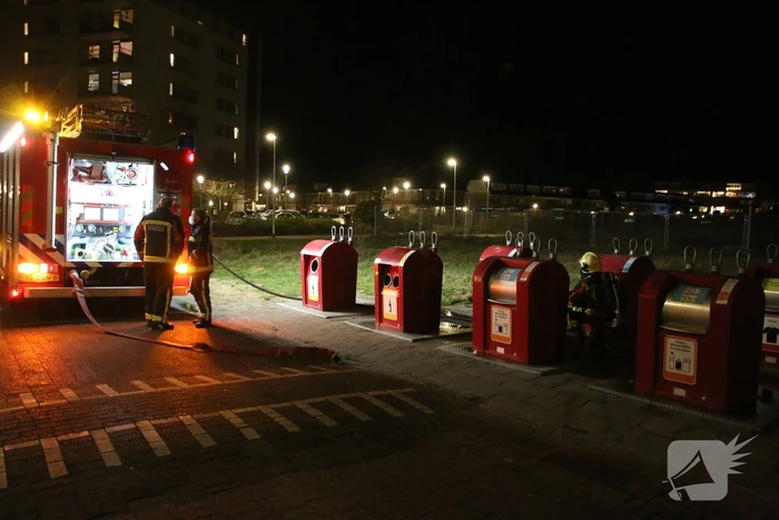 Containerbrand snel geblust