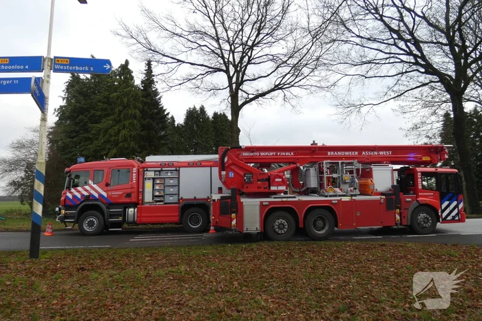 Flinke schoorsteenbrand bij woning