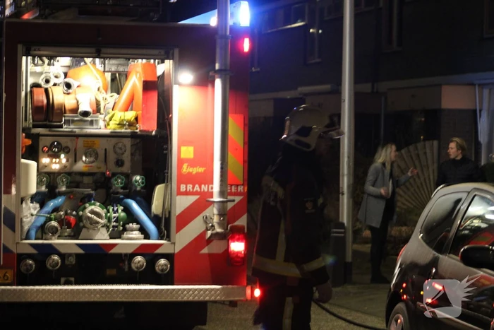 Brand in kelderbox van flat