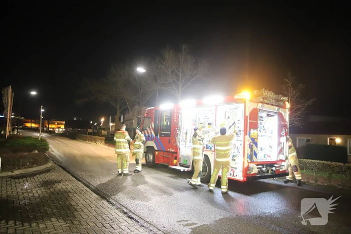 Flinke brand op zolder van woning