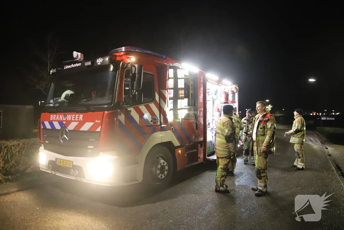 Flinke brand op zolder van woning