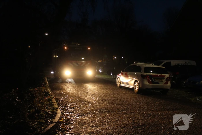 Veel bekijks bij brand in schoorsteen
