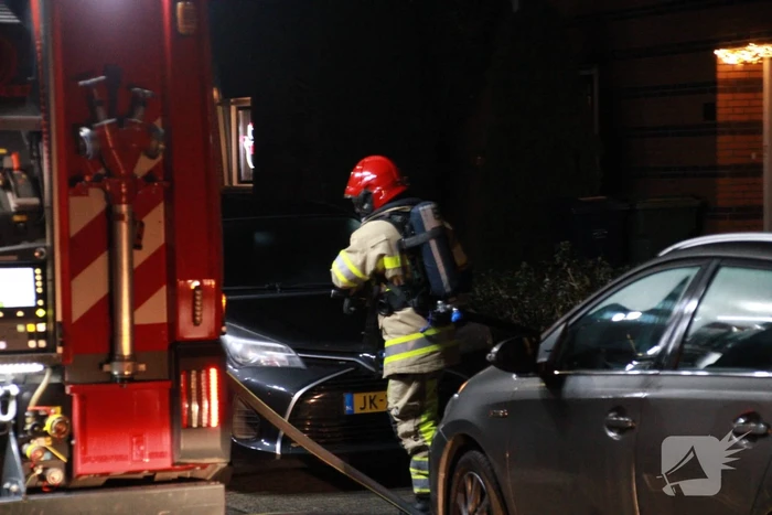 Brand in keuken van woning