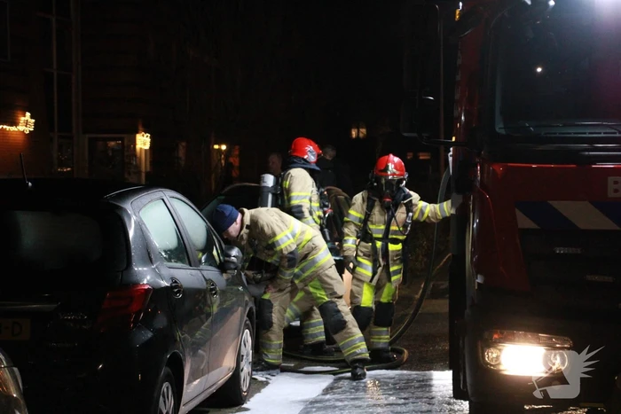 Brand in keuken van woning