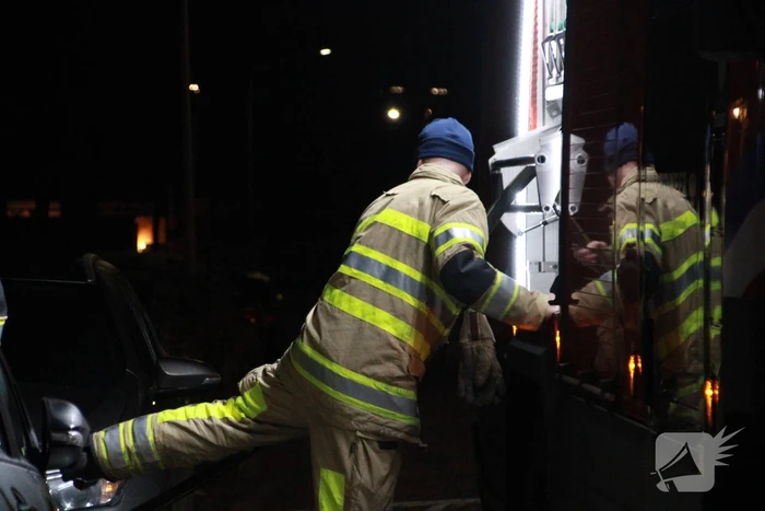 Brand in keuken van woning