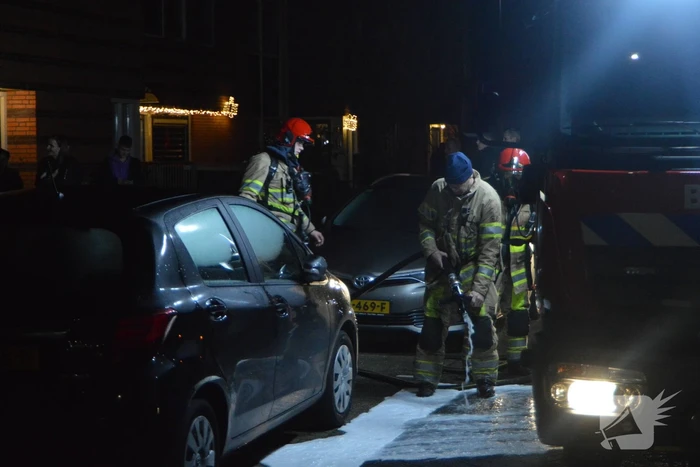 Brand in keuken van woning