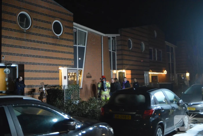 Brand in keuken van woning