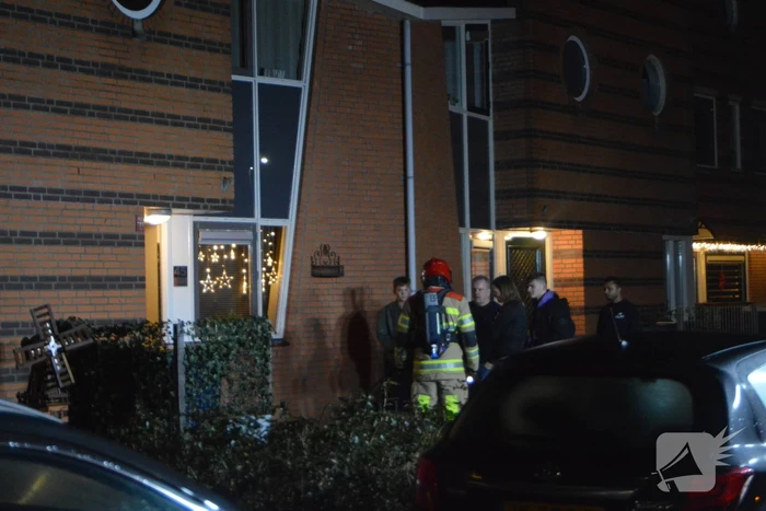 Brand in keuken van woning