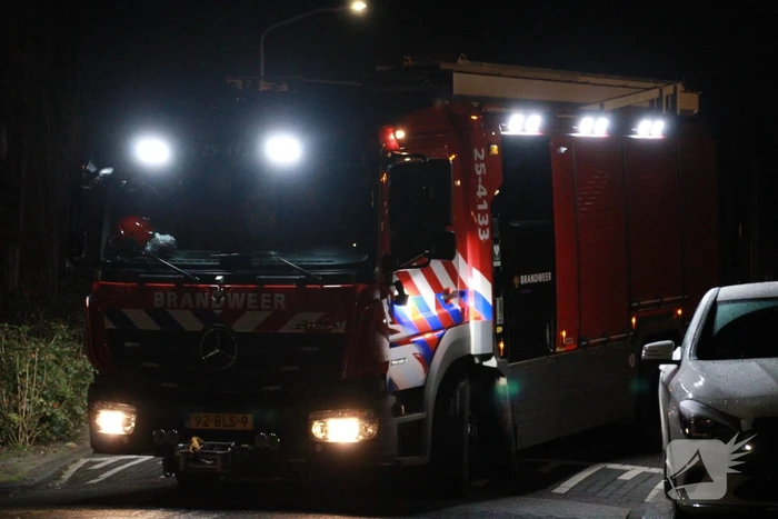 Brand in keuken van woning