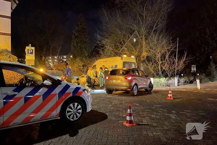 Voetganger met hond aangereden