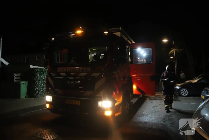 Brand in tuinhuis snel geblust