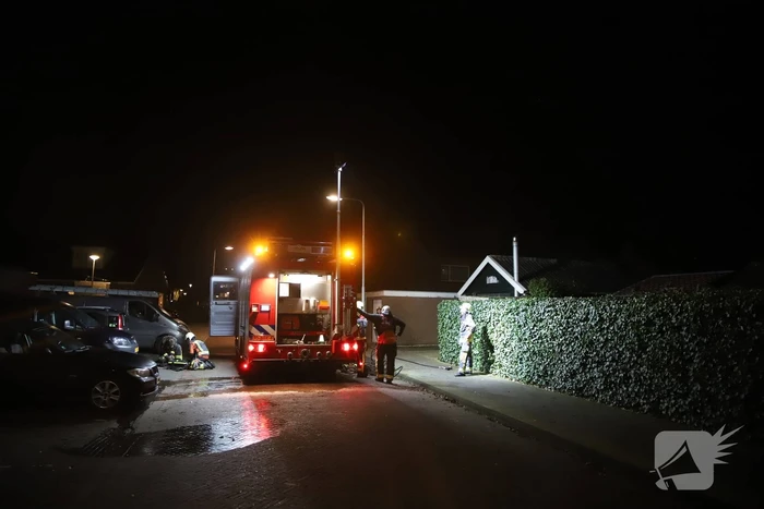 Brand in tuinhuis snel geblust