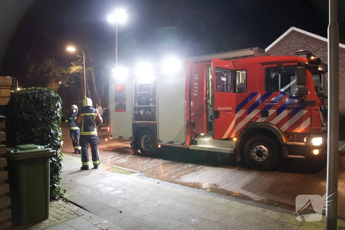 Brand in tuinhuis snel geblust