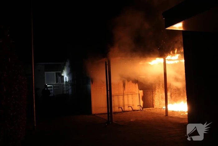 Schuur verwoest door brand