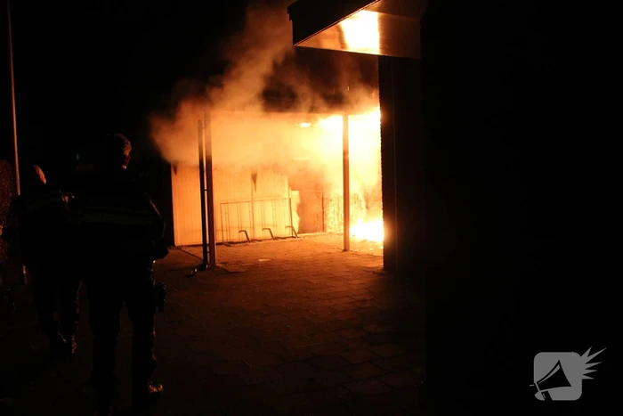 Schuur verwoest door brand