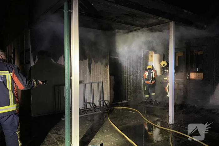 Schuur verwoest door brand
