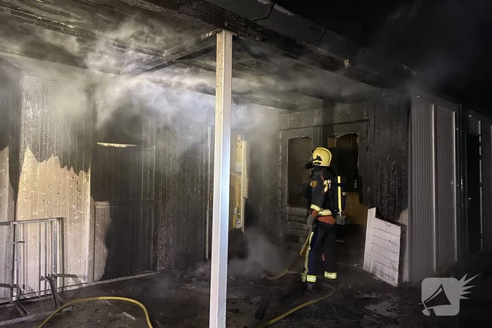 Schuur verwoest door brand