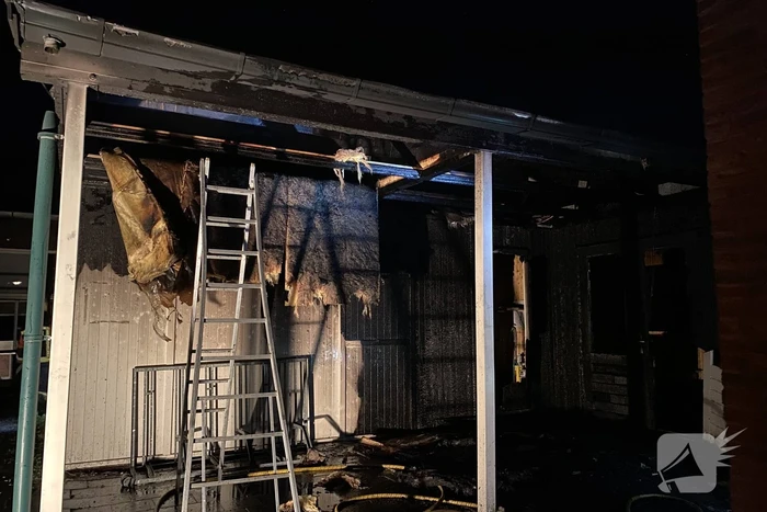 Schuur verwoest door brand