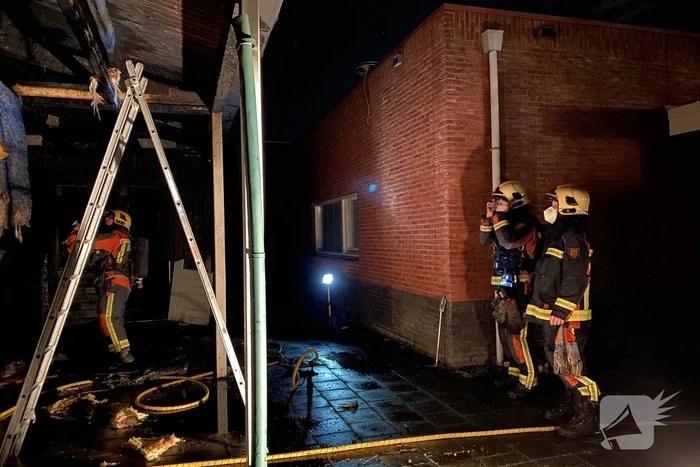 Schuur verwoest door brand