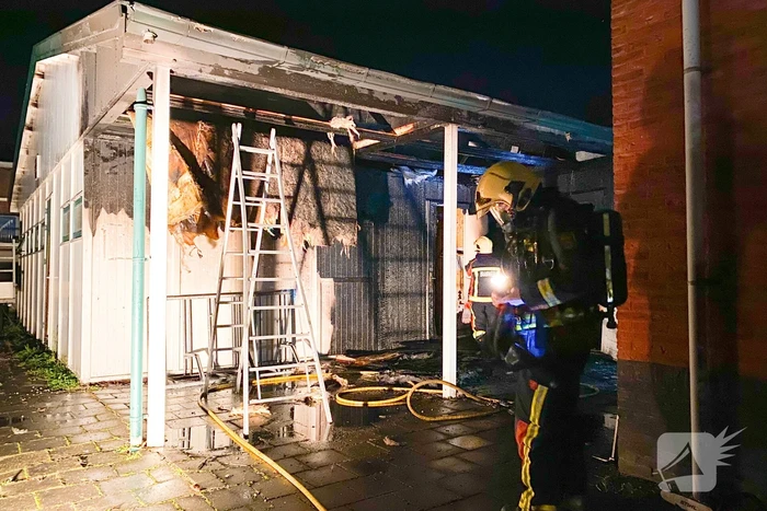 Schuur verwoest door brand