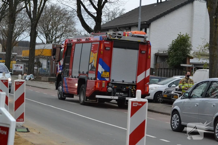 Gasleiding geraakt bij graafwerkzaamheden
