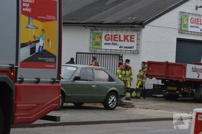 Gasleiding geraakt bij graafwerkzaamheden